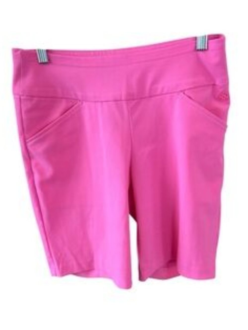 Pink Pull-On Bermuda Shorts